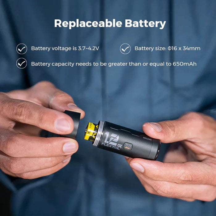 Flextail Zero Pump The world’s lightest outdoor air pump (includes battery)