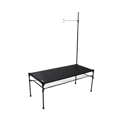 🇰🇷 最新の韓国製 Snowline Cube Family Table L6 キャンプ折りたたみテーブル (オールブラック、ブラウン、ブルー)