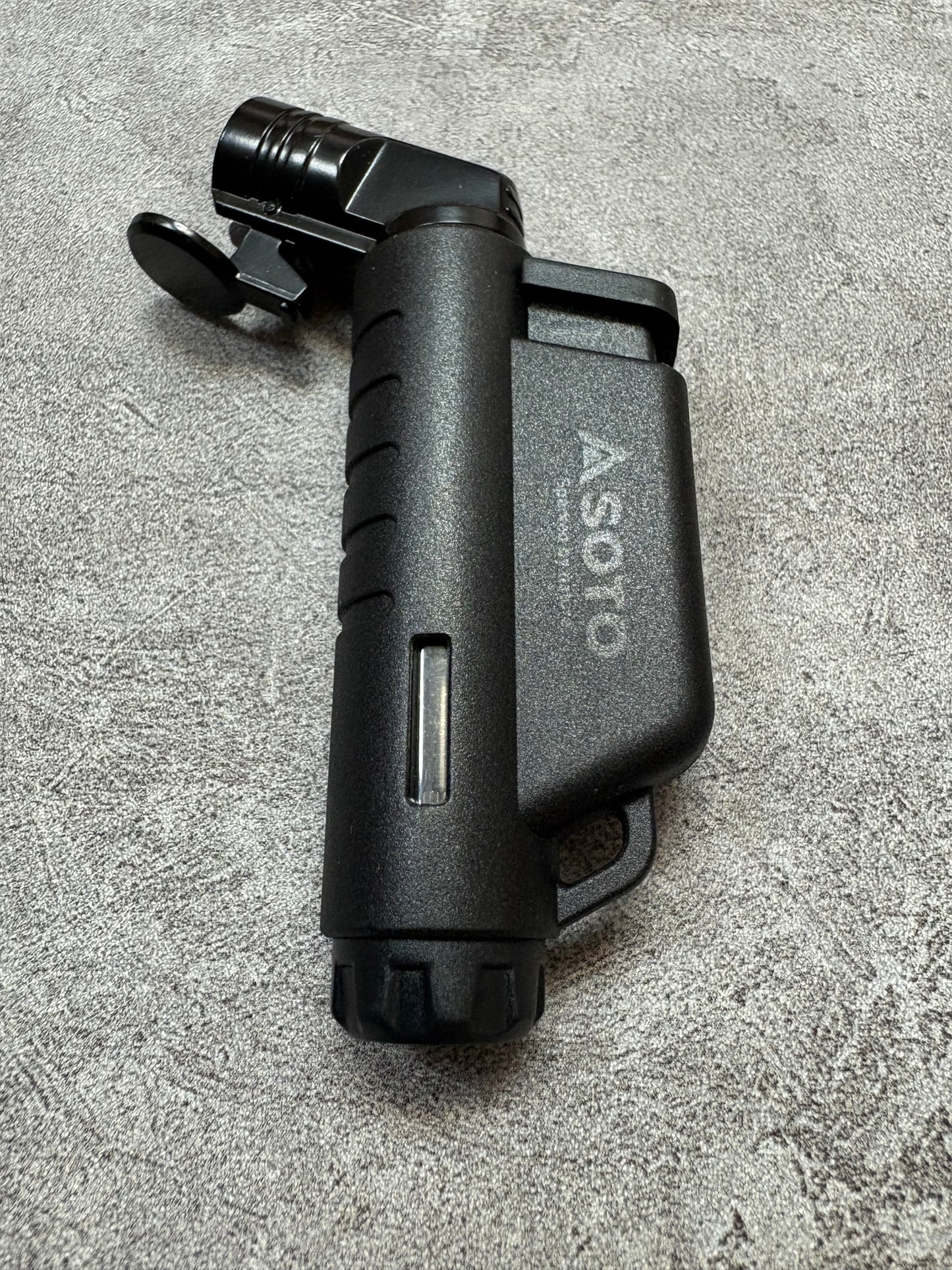 香港限量版 Soto 全黑色打火機 St486 彎頭微型火槍