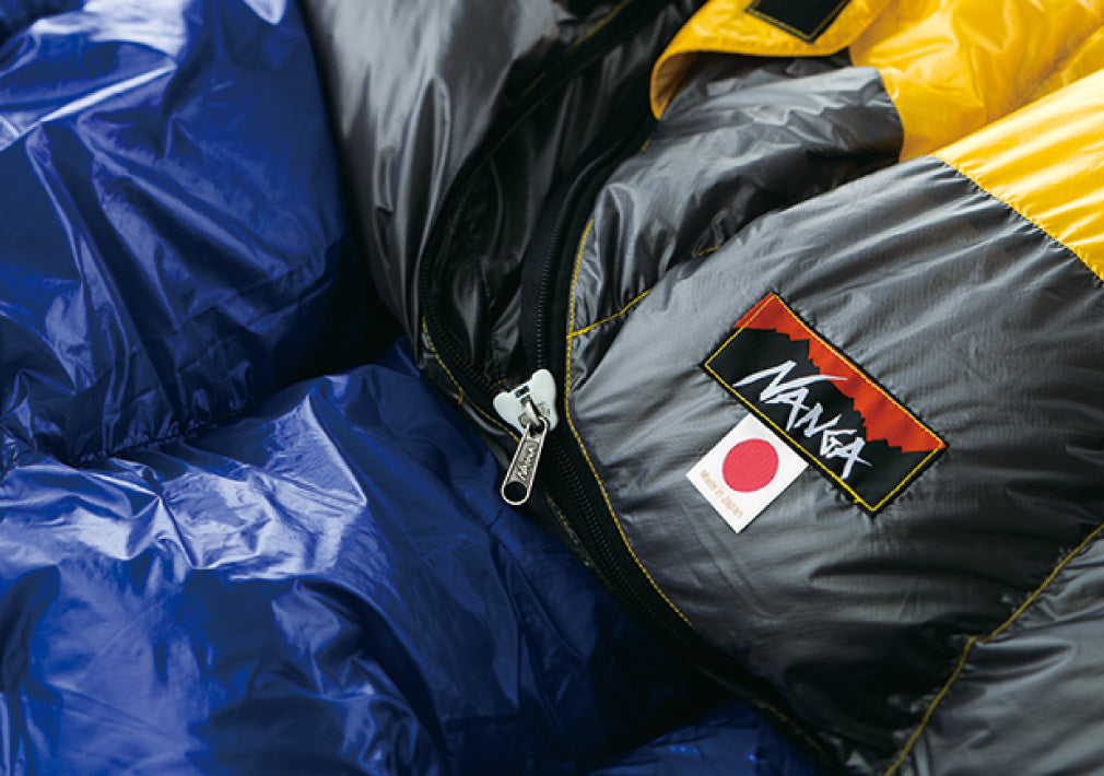 Ultra lightweight Japanese made🇯🇵 NANGA MINIMARHYTHM zero down sleeping bag Mummy 0 degree down sleeping bag