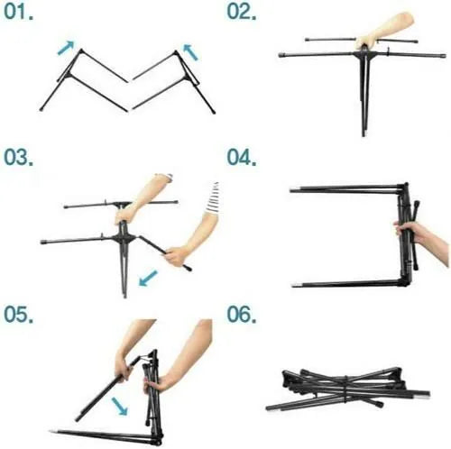 Snowline Cube Carbon Table L5 Black ultra-light carbon fiber pole camping table