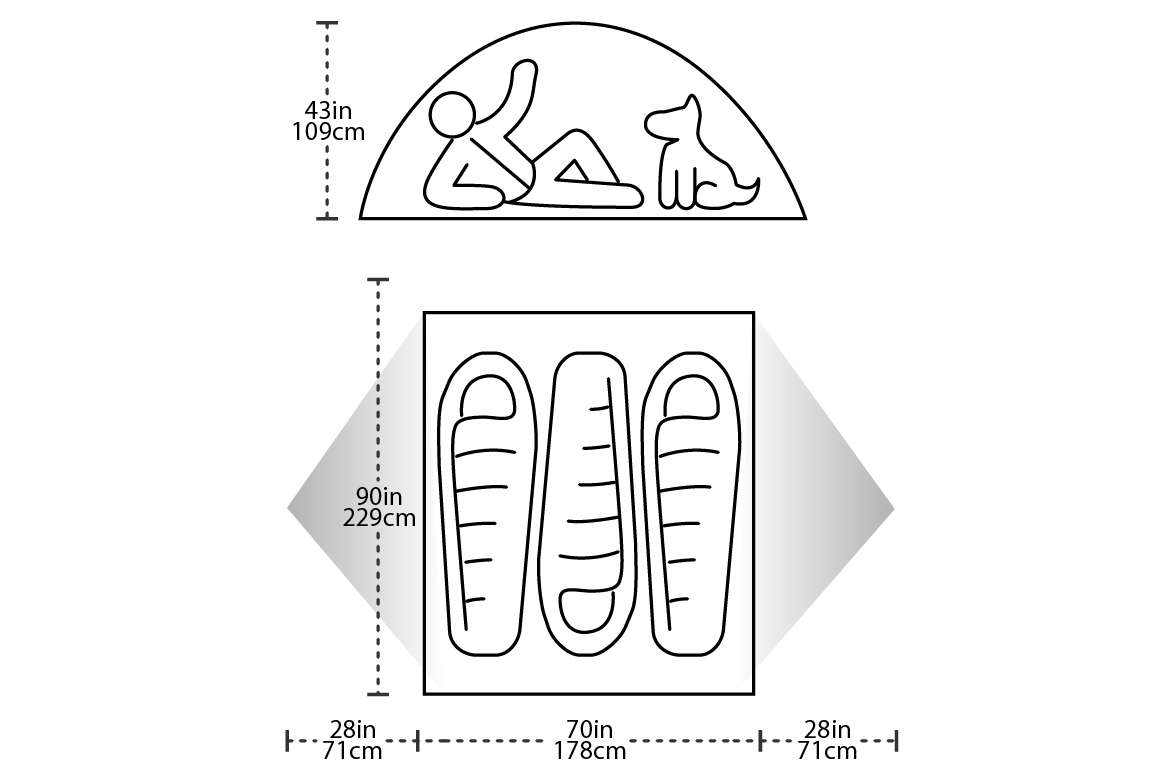 Big Agnes Copper Spur 3 Platinum 最輕3人自立帳 超輕帳篷 鉑金版
