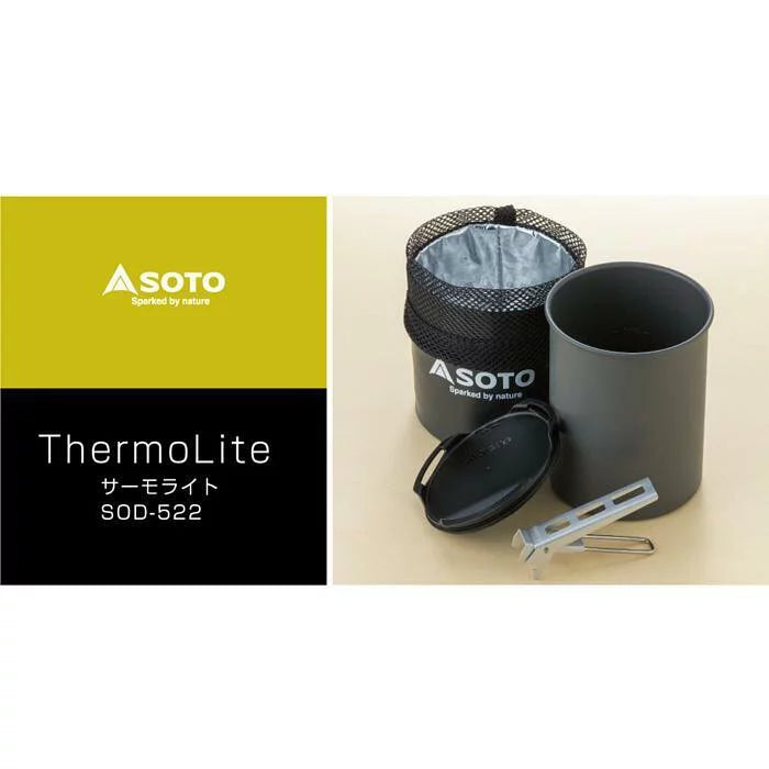 Japan SOTO ThermoLite Cook Set lightweight aluminum cup set of four pieces