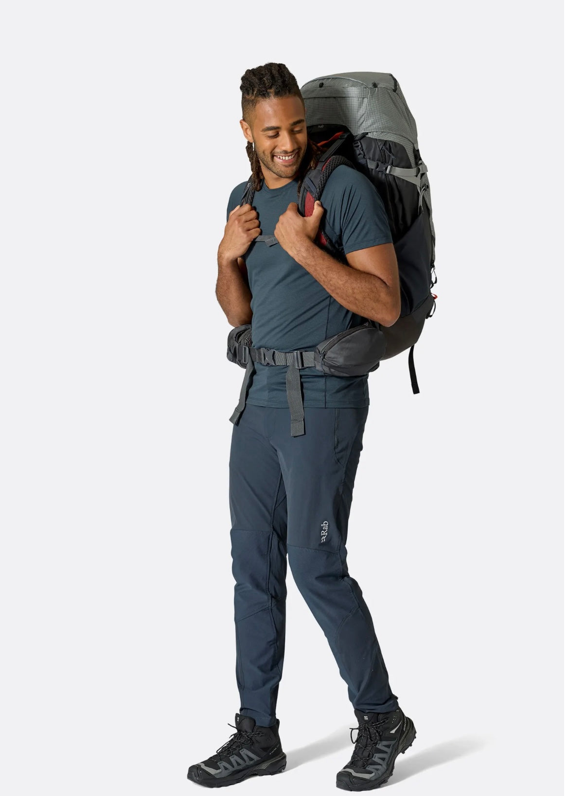 2025 新款 Rab Hyperon 65L 重裝背包 透氣背負系統
