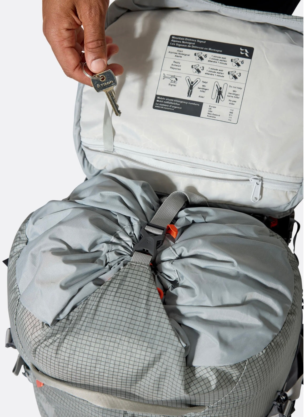 2025 新款 Rab Hyperon 65L 重裝背包 透氣背負系統