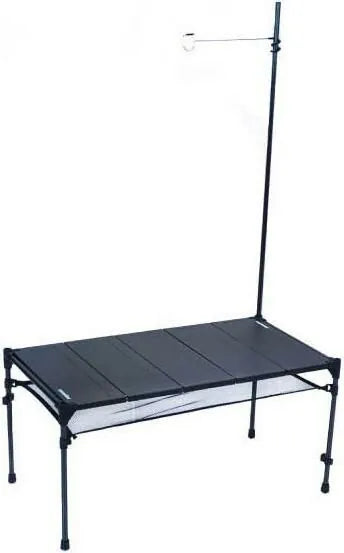 Snowline Cube Carbon Table L5 Black ultra-light carbon fiber pole camping table