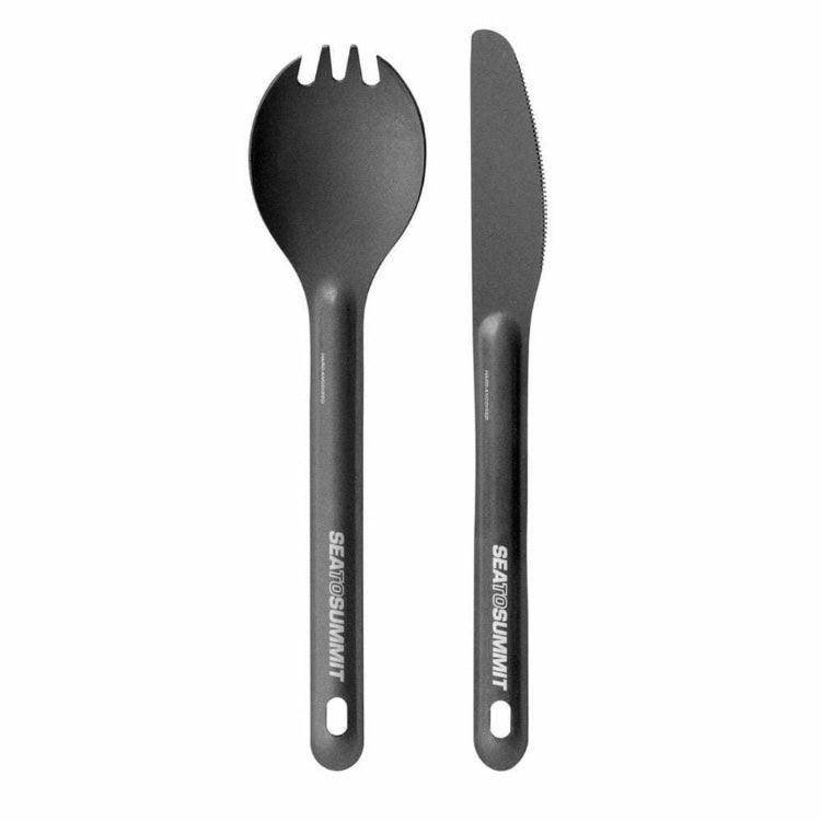 Sea to Summit Alpha Light Cutlery Set 2pc Outdoor Camping Cutlery Set Ultra Light Ultra light