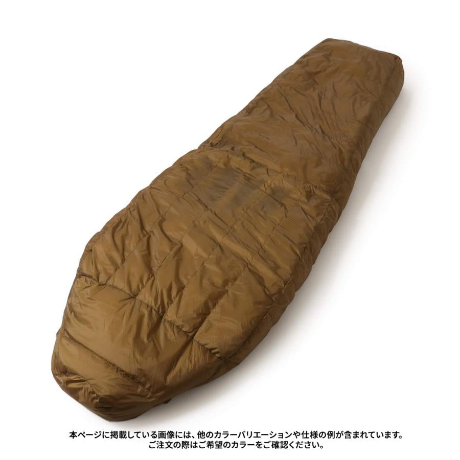 日本 Nanga Level 8 -13 Aurora Tex Light 卡其色 常規 Down Sleeping Bag 羽絨睡袋