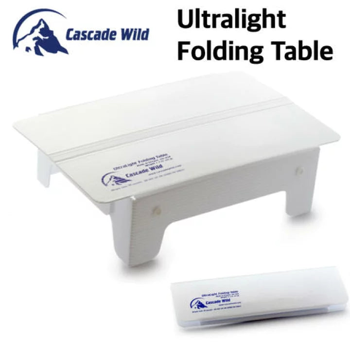 Cascade Wild Ultralight Table Lightweight folding table for outdoor camping Ultra-light weight only 65g Folding table camping table