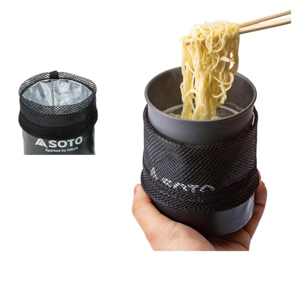 Japan SOTO ThermoLite Cook Set lightweight aluminum cup set of four pieces
