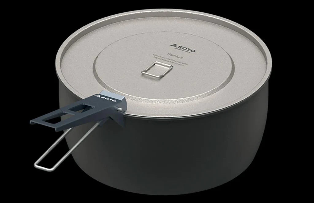 Newly launched in 2023🇯🇵 SOTO SOD-531 Titanium Pot 1100 ultra-light titanium pot