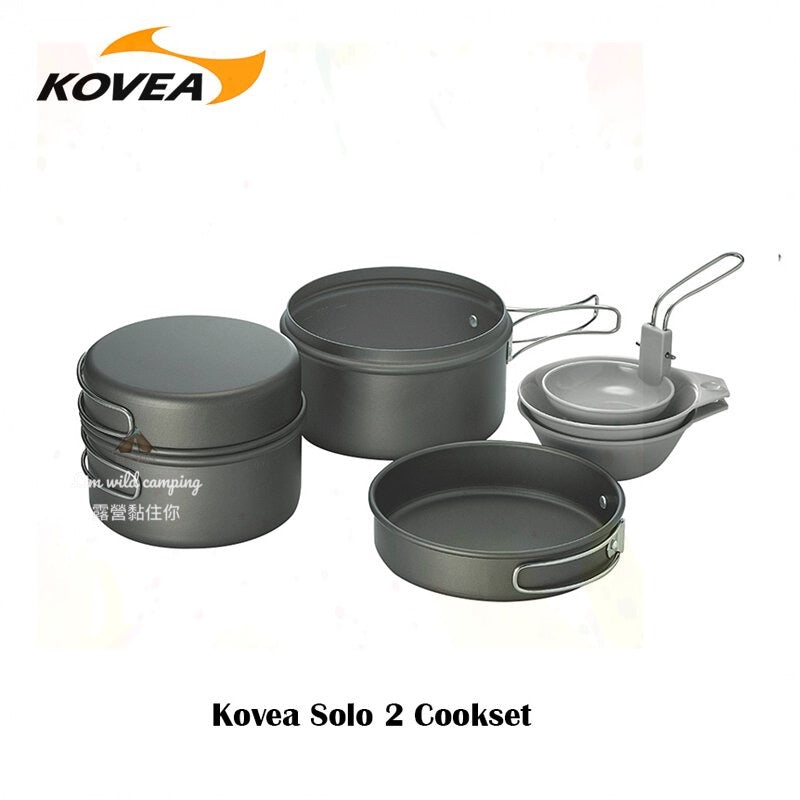 South Korea🇰🇷 Kovea Solo 2 1-2 people Cookset Cookware System camping stove set cooking utensils