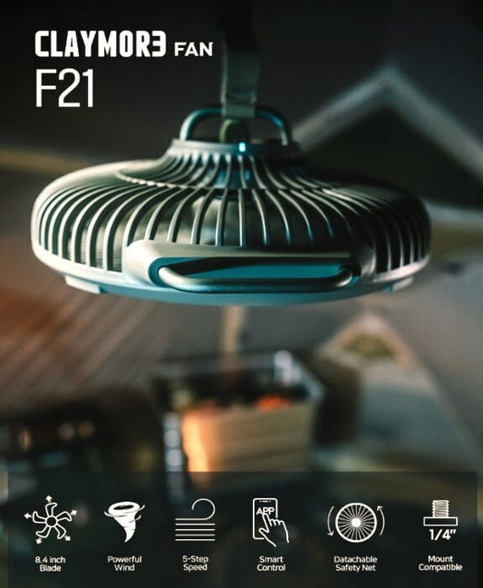 Claymore F21 2023年新款 Fan 風扇 最新版本 露營風扇 camping fan 戶外 吊扇 camp multi tripod stand 底座