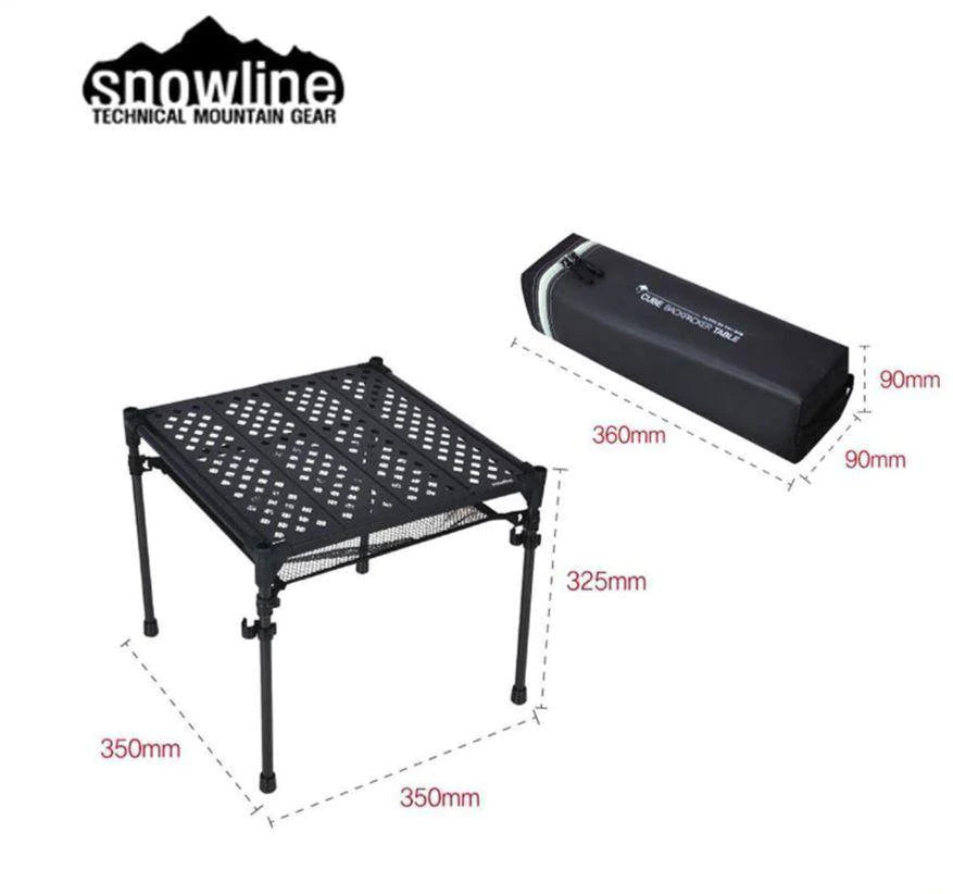 在庫あり🇰🇷 Snowline Cube バックパッカー テーブル 超軽量カーボンファイバーポール アルミプレート キャンプ 折りたたみテーブル キャンプテーブル 必需品 キャンプテーブル 超軽量