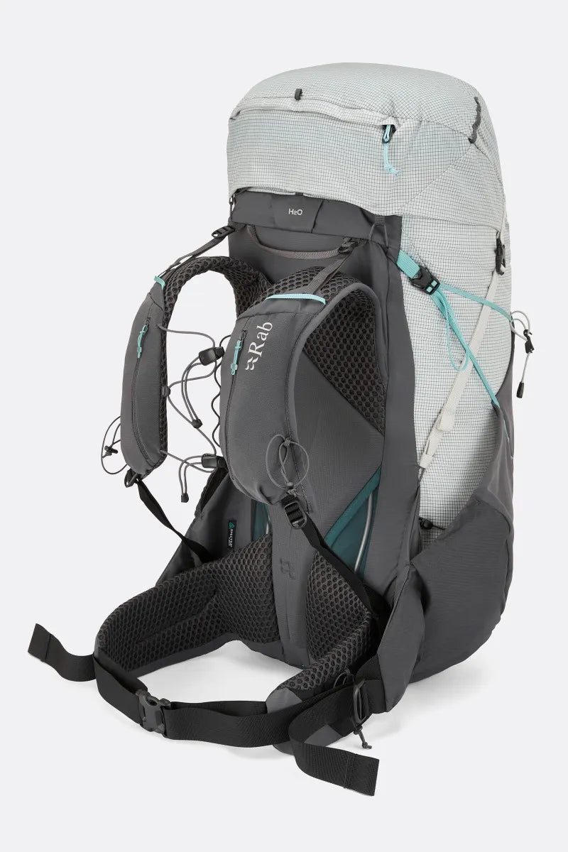 Rab Women's Muon ND50L Hiking Pack 軽量キャンプバックパック女性用バックパック 50 リットル