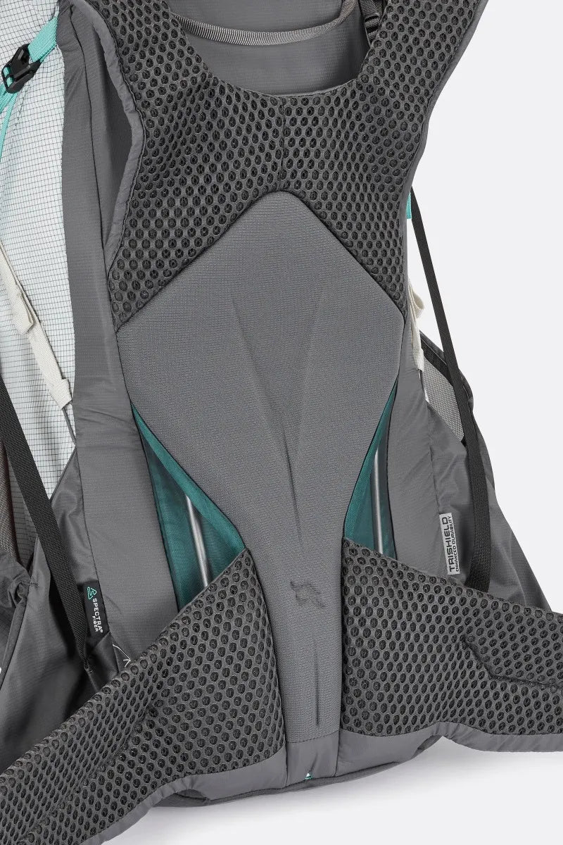 Rab Women's Muon ND50L Hiking Pack 軽量キャンプバックパック女性用バックパック 50 リットル
