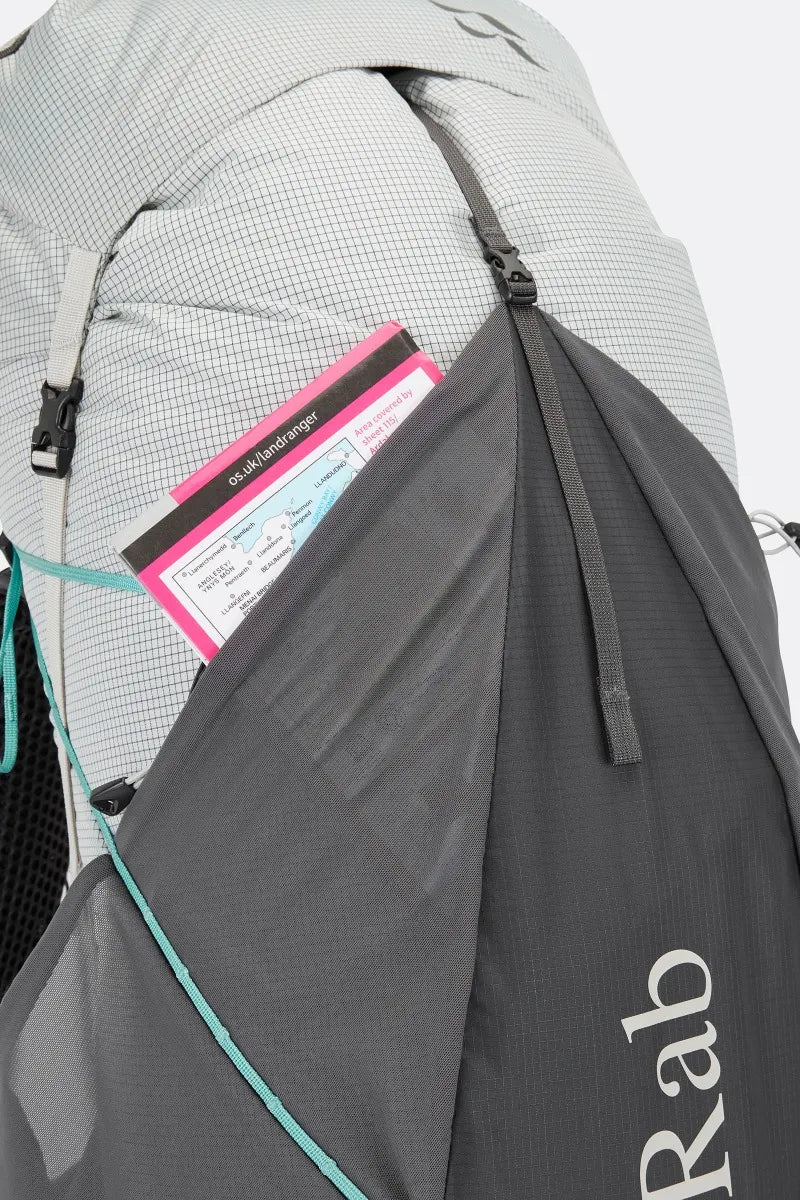 Rab Women's Muon ND50L Hiking Pack 軽量キャンプバックパック女性用バックパック 50 リットル