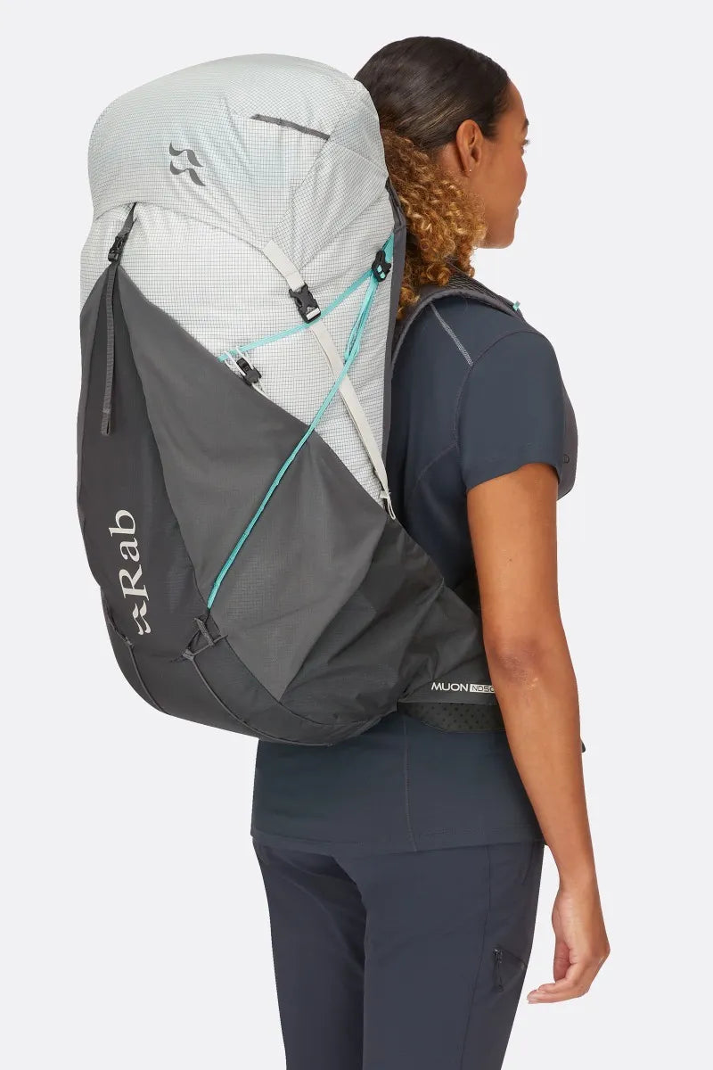 Rab Women's Muon ND50L Hiking Pack 軽量キャンプバックパック女性用バックパック 50 リットル