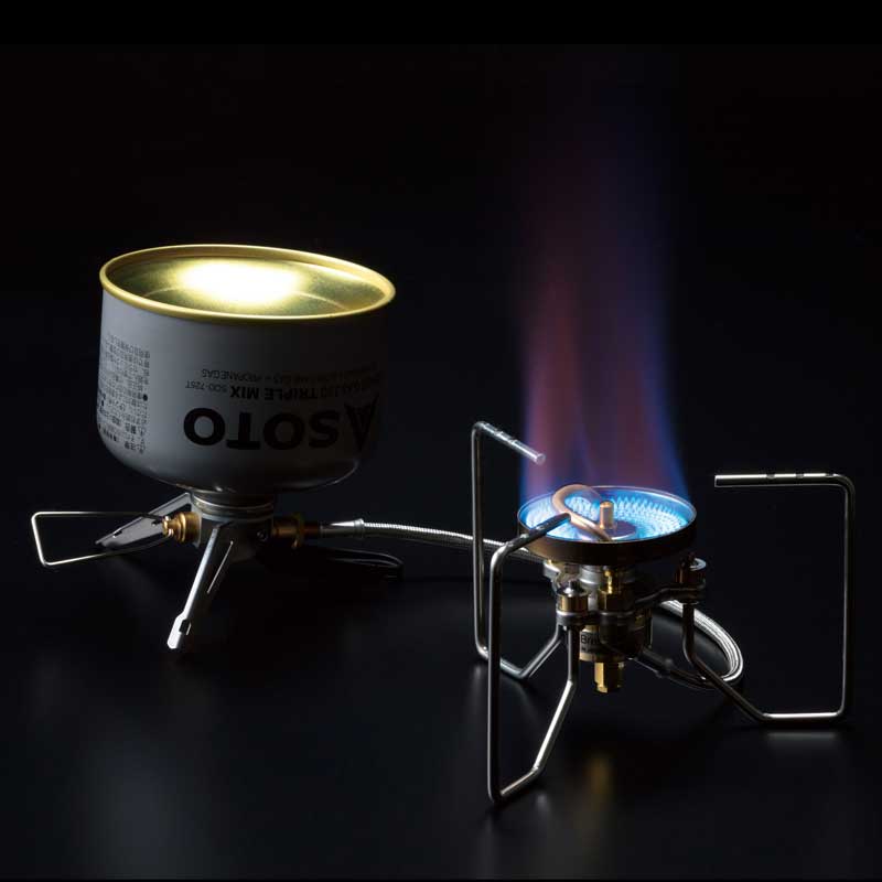 Japan Soto Storm Breaker Stove SOD-372 Alpine gas, white, electric and oil dual-purpose stove with 700ml special fuel bottle