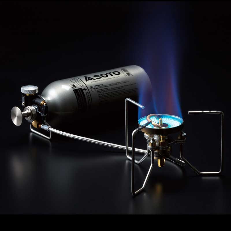 Japan Soto Storm Breaker Stove SOD-372 Alpine gas, white, electric and oil dual-purpose stove with 700ml special fuel bottle