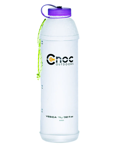CNOC Outdoor Vesica® Collapsible Bottle 1L 28mm Foldable Water Bottle Soft Water Bottle Portable Water Bottle Can Stand Up and Easy to Store