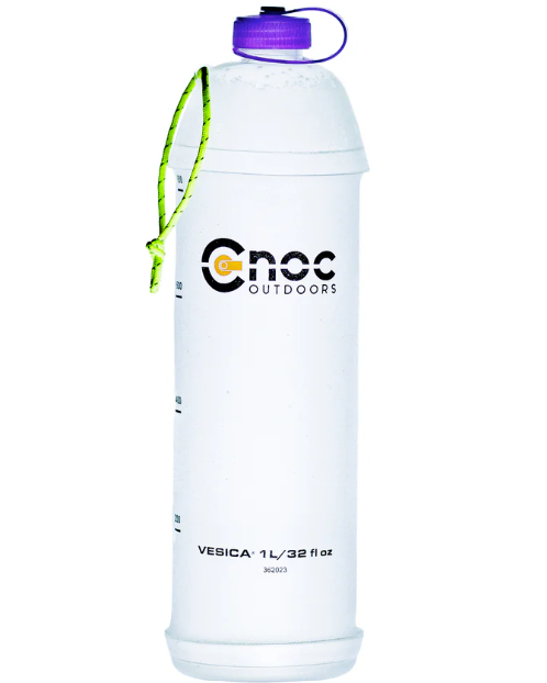CNOC Outdoor Vesica® Collapsible Bottle 1L 28mm Foldable Water Bottle Soft Water Bottle Portable Water Bottle Can Stand Up and Easy to Store