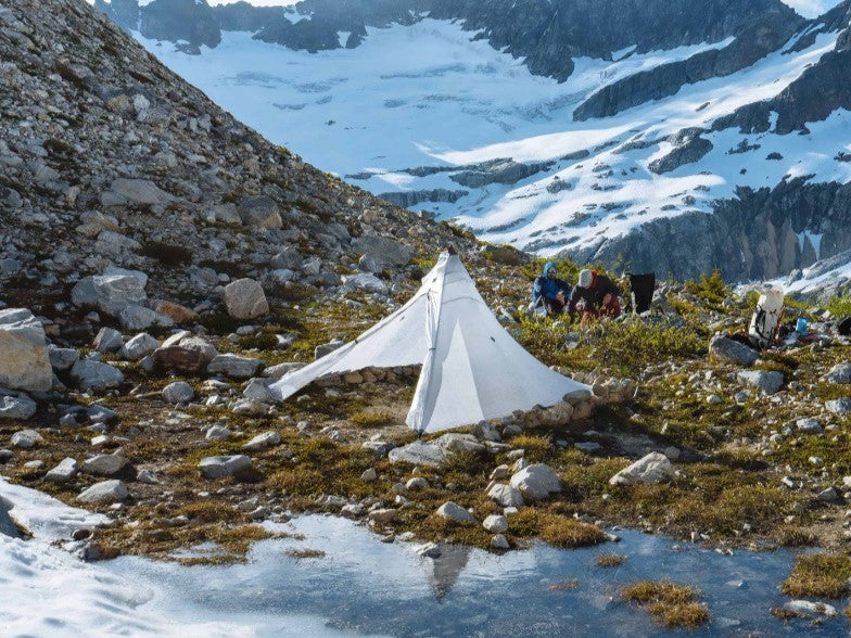 Hyperlite Mountain Gear UltaMid 2 - Ultralight Pyramid Tent 2 Pyramid Tent Two-person Camp Double Outdoor Tent