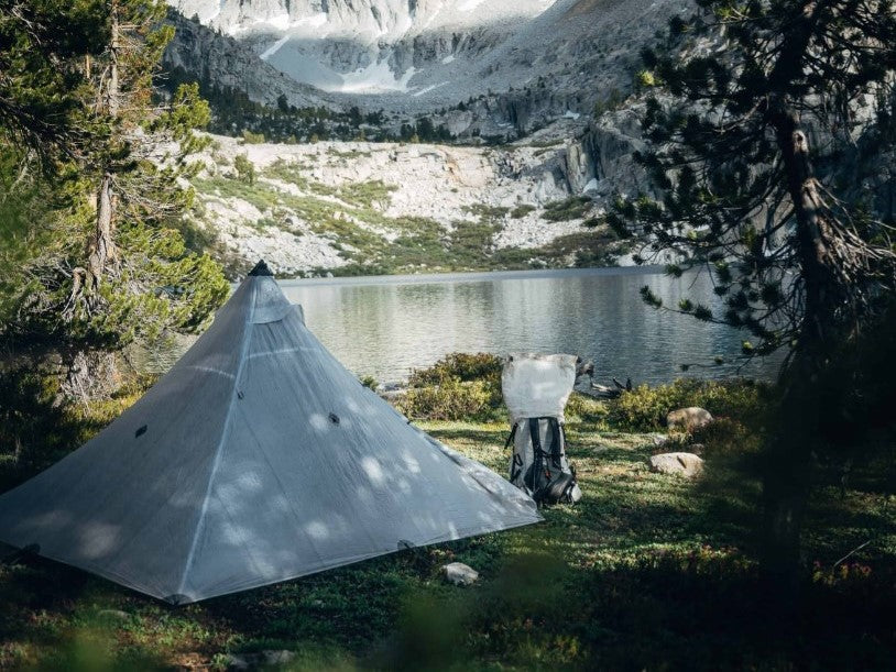 Hyperlite Mountain Gear UltaMid 2 - Ultralight Pyramid Tent 2 Pyramid Tent Two-person Camp Double Outdoor Tent