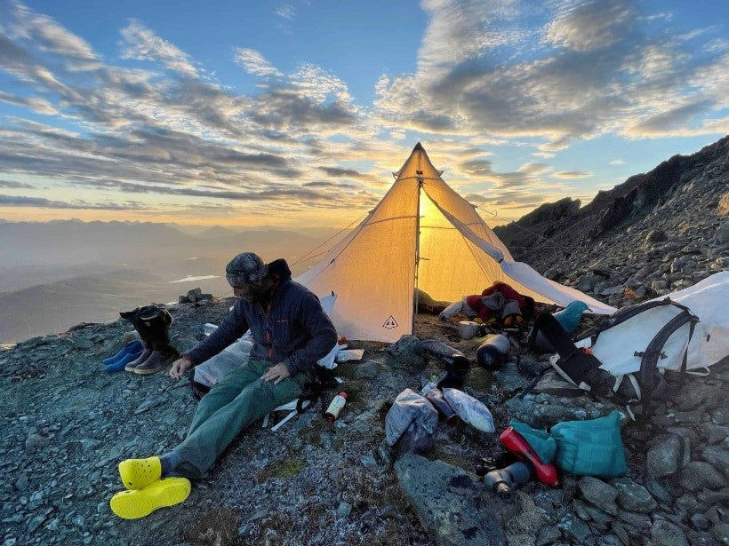 Hyperlite Mountain Gear UltaMid 2 - Ultralight Pyramid Tent 2 Pyramid Tent Two-person Camp Double Outdoor Tent