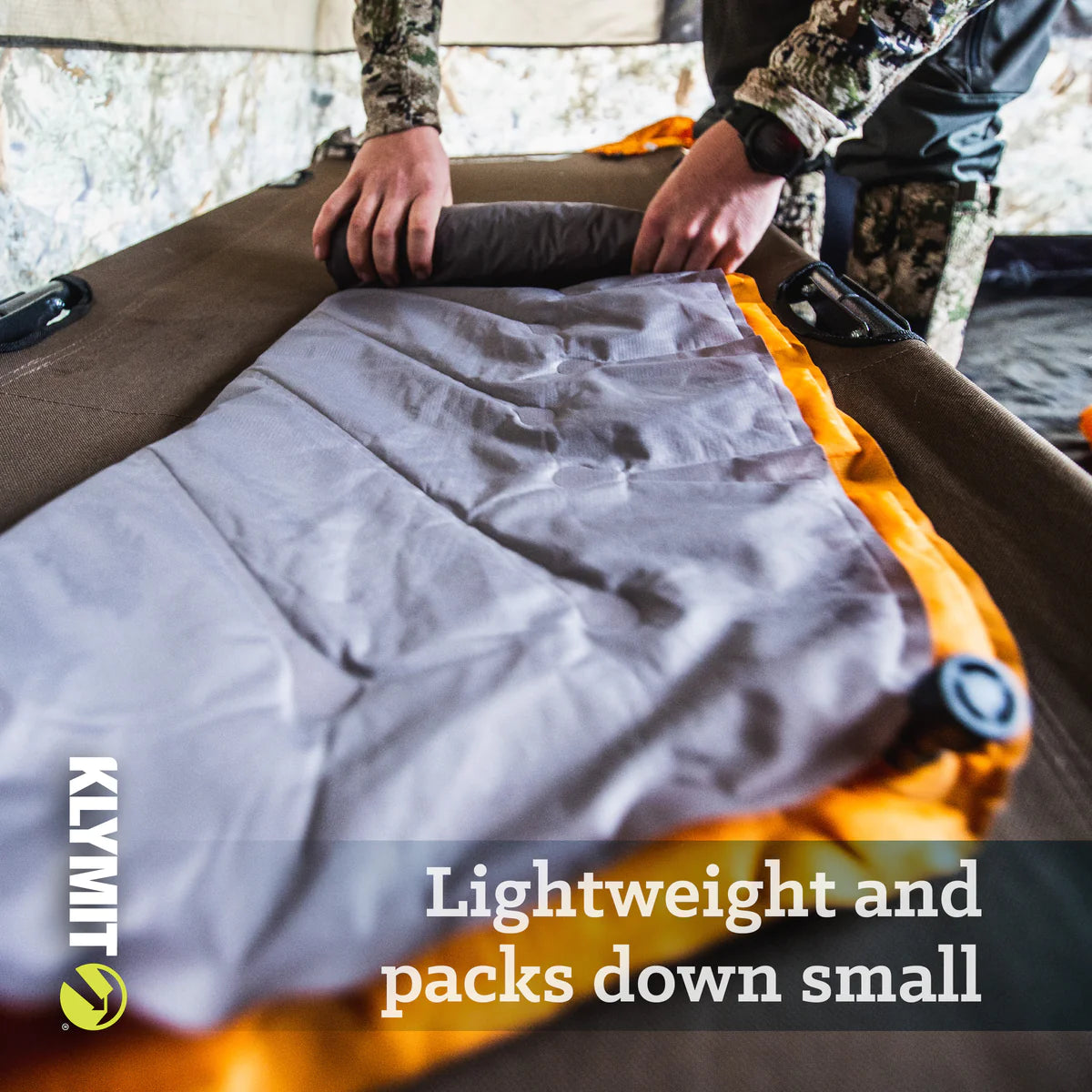 American Klymit Insulated V Ultralite SL Single Ultralight Insulated Inflatable Sleeping Pad Mattress