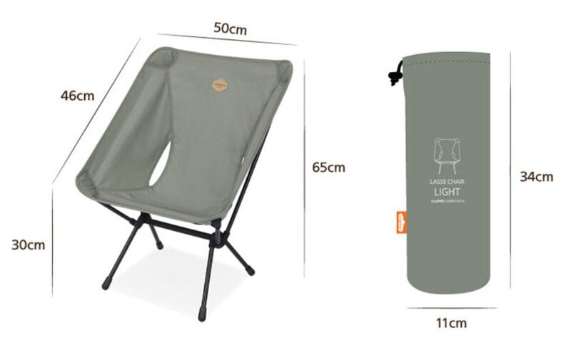 South Korea Snowline Lasse Light chair ultra-light camping chair