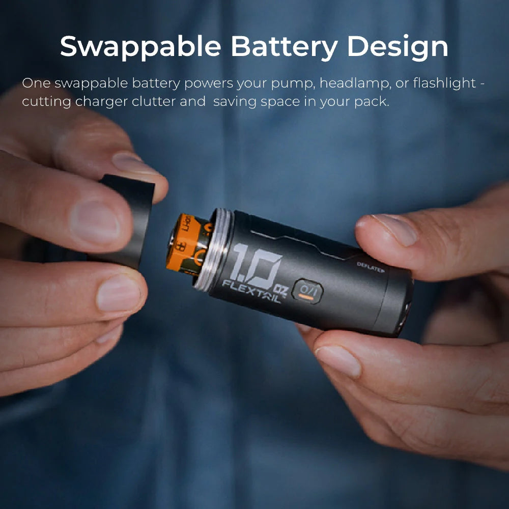 2026 新款 Flextail Zero Pump 2 迷你充電氣泵(第二代) Lightweight Champion Pump Upgrade for Sleeping Pads(3.5KPA, 29g）