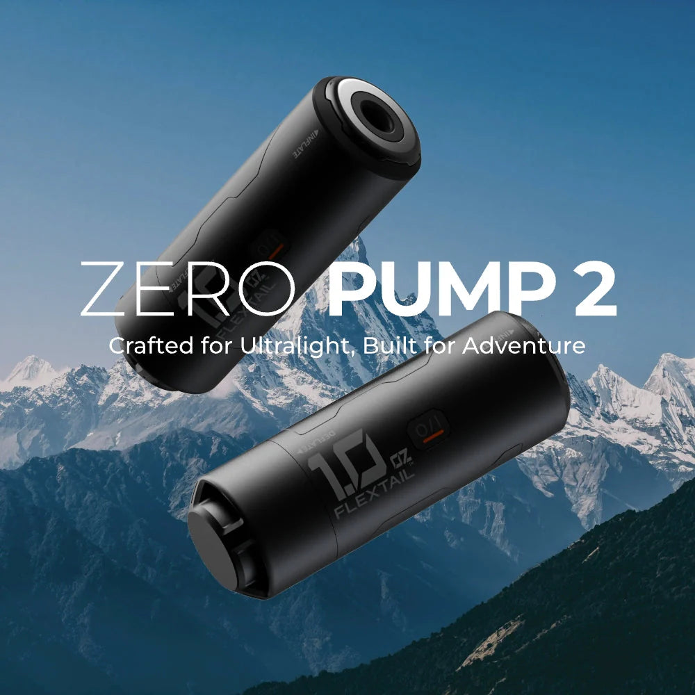2026 新款 Flextail Zero Pump 2 迷你充電氣泵(第二代) Lightweight Champion Pump Upgrade for Sleeping Pads(3.5KPA, 29g）