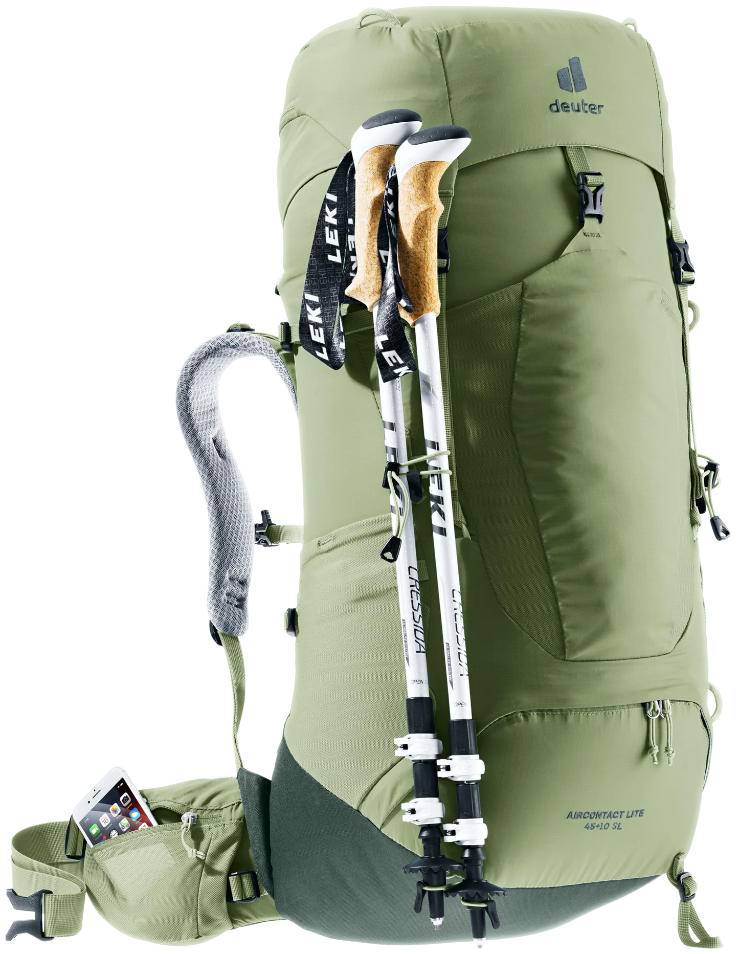 德國 Deuter Aircontact Lite 45+10SL Backpack 多特 藍精靈 女裝露營背囊