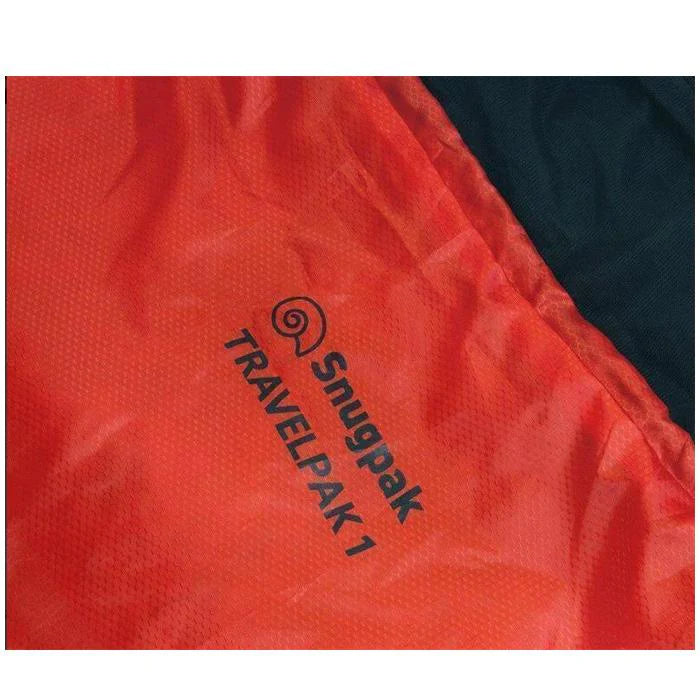 抵買睡袋 英國品牌 Snugpak Travelpak 1 with Mosquito Mask Net 防菌防蚊睡袋 （香港四季可用）輕量版 0.9kg