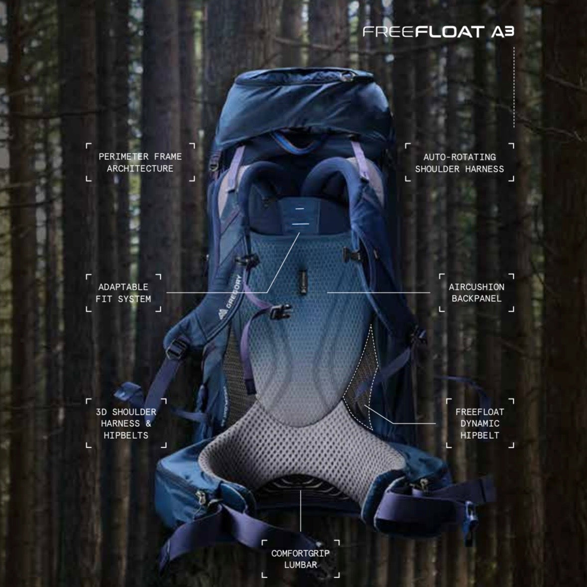 2026款 GREGORY 142441 Baltoro 65L 格里高利 B65 露營背囊 男款穿岳