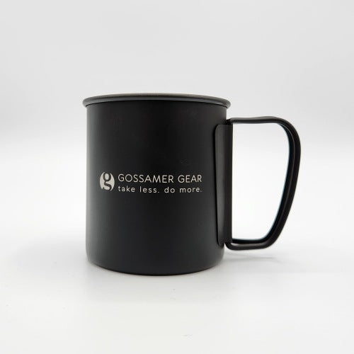 2025 日版 Gossamer gear Titan Single Mug Black 全黑鈦杯 | 55g  手工制作