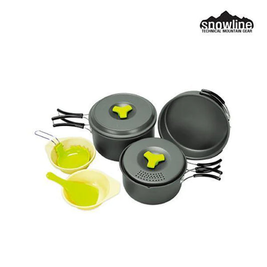 韓國 Snowline Outdoor Cooker 2-3人Cookset S 硬鋁戶外鍋具套裝 (2-3人)