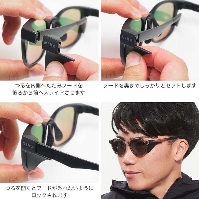 Niho MIKURI 輕盈可愛圓形鏡框 日本製偏光 戶外專用 太陽眼鏡 NH-102 Sunglasses  (日本專利技術）