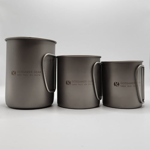 2025 日版 Gossamer gear Titan Single Mug Silver 鈦杯 | 55g  手工制作