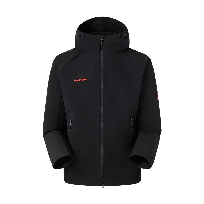 Mammut Macun 2.0 SO Hooded Jacket AF Classic Men 經典刺繡LOGO防潑水軟殼連帽外套 (男款)