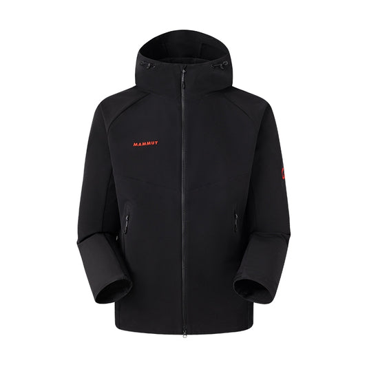 Mammut Macun 2.0 SO Hooded Jacket AF Classic Men 經典刺繡LOGO防潑水軟殼連帽外套 (男款)