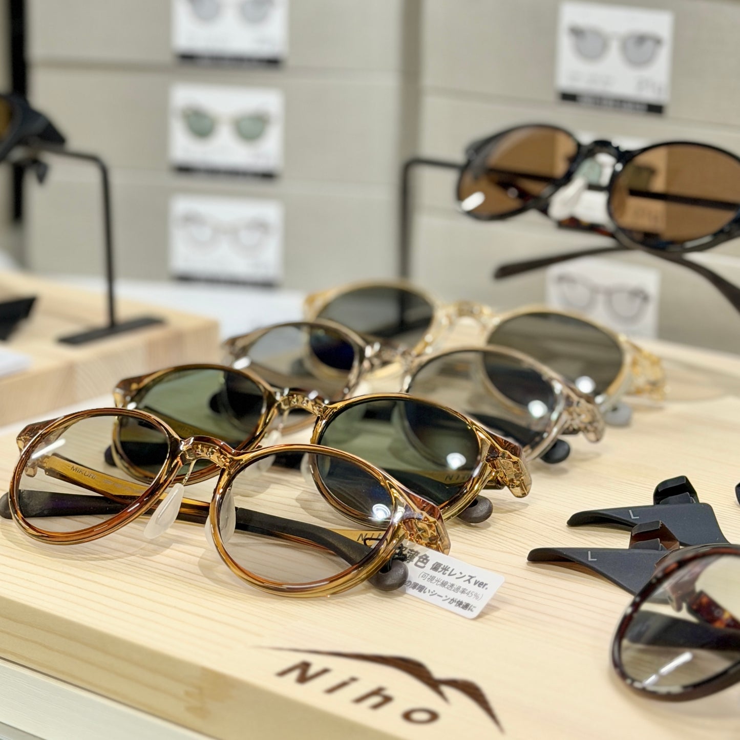 Niho MIKURI 輕盈可愛圓形鏡框 日本製偏光 戶外專用 太陽眼鏡 NH-102 Sunglasses  (日本專利技術）