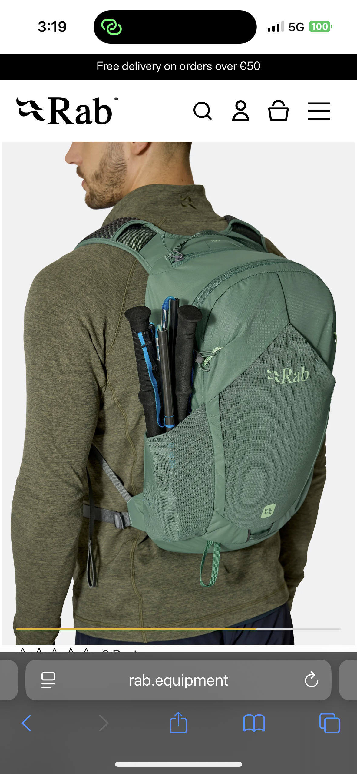 2025新款 Rab Tygen 22L 輕量化多功能背包 登山包