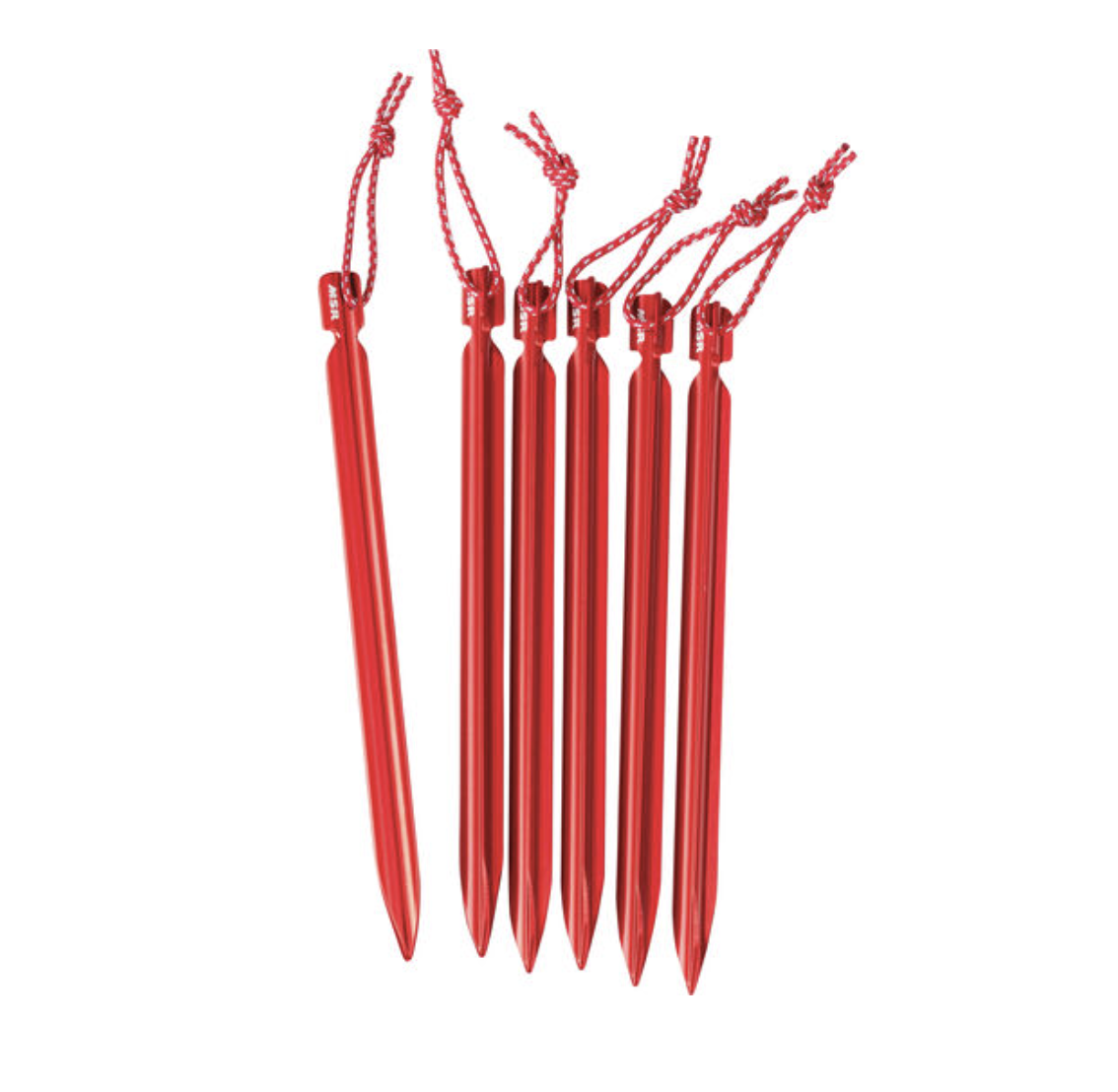 美國 MSR Mini Groundhog Stake Kit V2 輕量營釘 地釘 (六支)