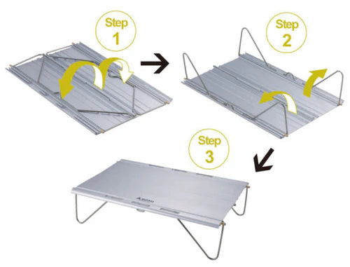 SOTO ST-632 Field Kite Mini Low Table 戶外超輕摺疊鋁桌 輕量桌子 (2024新產品)