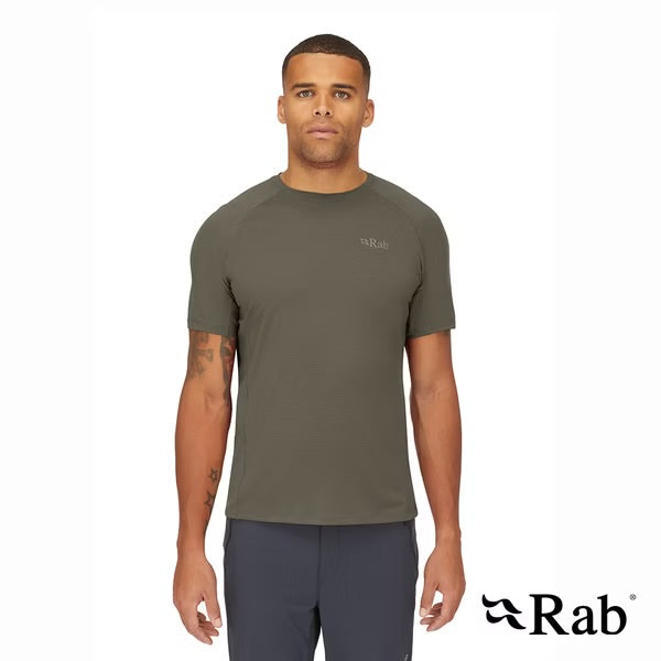 最新款 Rab Sonic Tee 短袖透氣排汗衣 男款Tee 淺卡其