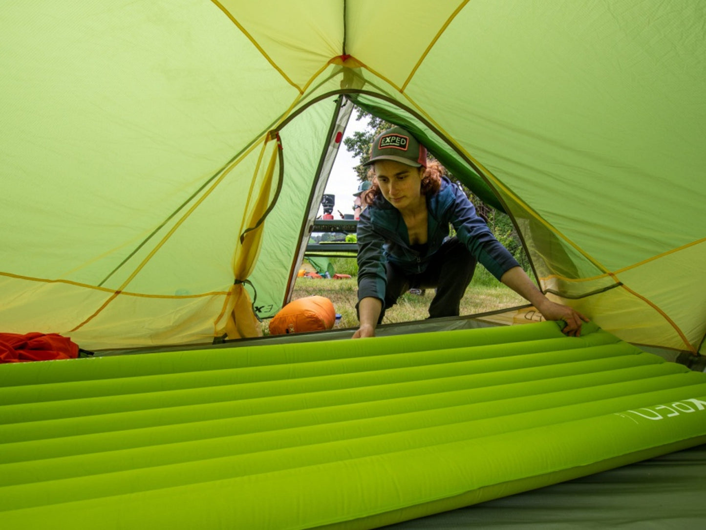 【EXPED】最新 Ultra 3R 極輕量方型環保充氣睡墊 M-附防水打氣袋