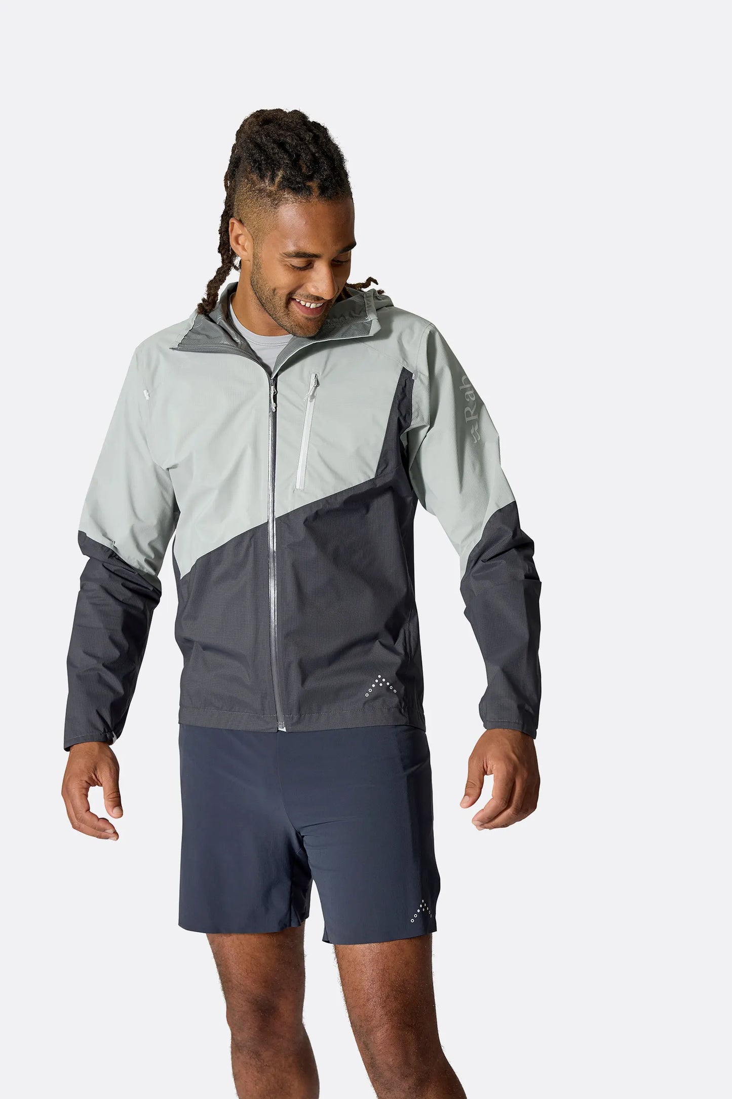 Rab 男款 Downpour Trail Light Jacket 輕量防水外套