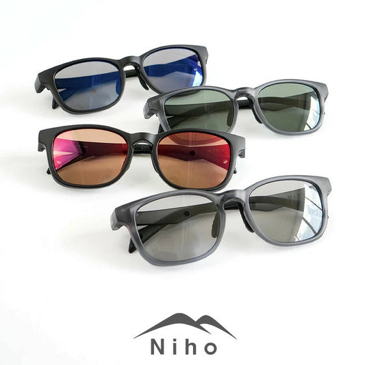 Niho HAKU 威靈頓框型 方型 日本製偏光 戶外專用 太陽眼鏡 NH-101 Sunglasses (日本專利技術）